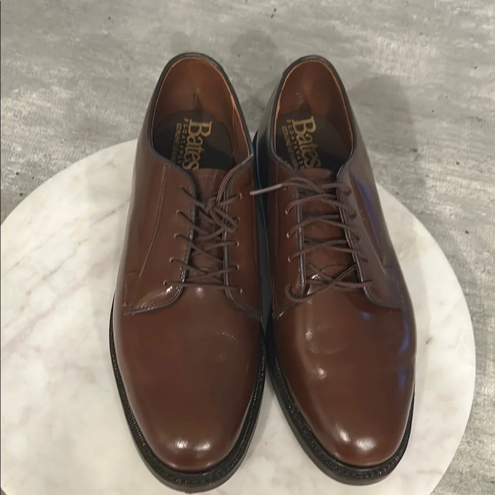 Bates Floataways Classic Brown Leather Men's Shoes size 8